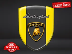 Lamborghini Autocollants Logo Imprimés Édition Premium Perso